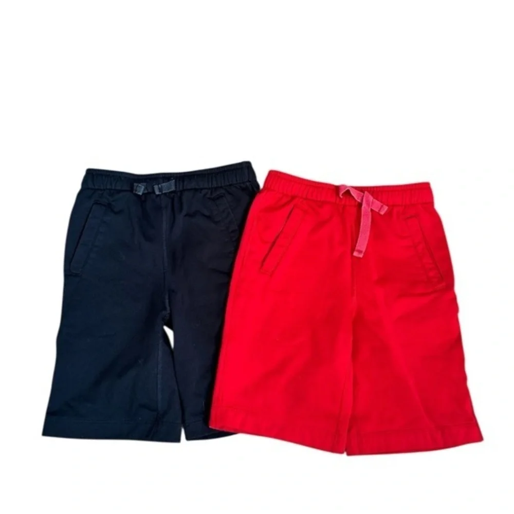 Hanna Andersson Red and Black Kids Shorts
